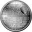 Niue Five Dollars Death Star 2018  Proof, High Relief 1 OZ 999 FINE SILVER © & TM LUCASFILM LTD. coin reverse