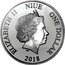 Niue One Dollar Advance to Victory 2018  Proof ELIZABETH II NIUE ONE DOLLAR IRB 2018 coin obverse