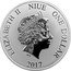 Niue One Dollar (Hachiko. Reunited) ELIZABETH II NIUE ONE DOLLAR IRB 2017 coin obverse