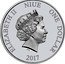 Niue One Dollar (Mickey Season's Greetings) ELIZABETH II NIUE ONE DOLLAR 2017 IRB coin obverse