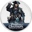 Niue Two Dollars (Dead Men Tell No Tales) 1 OZ 999 FINE SILVER © DISNEY DISNEY PIRATES OF THE CARIBBEAN DEAD MEN TELL NO TALES coin reverse