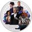 Niue Two Dollars (Doctor Who. Season 10) DOCTOR WHO LOGO © 2009 AND TM BBC. LICENSED BY BBC WW LTD BBC DOCTOR WHO 1 OZ 999 FINE SILVER coin reverse