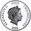 Niue Two Dollars Elizabeth II Eagle 2020  Proof ELIZABETH II NIUE TWO DOLLARS IRB 2020 coin obverse