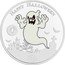 Niue Two Dollars Ghost 2017  Proof HAPPY HALLOWEEN coin reverse