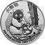 Niue Two Dollars (Giant Panda) 大熊猫 999 FINE SILVER ONE TROY OUNCE coin reverse