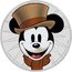 Niue Two Dollars (Mickey's Christmas Carol) 1 OZ 999 FINE SILVER © DISNEY MICKEY'S CHRISTMAS CAROL, 1983 coin reverse