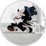 Niue Two Dollars Mickey's Delayed Date 2017  Proof 1 OZ 999 FINE SILVER © DISNEY - MICKEY'S DELAYED DATE, 1947 coin reverse