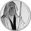 Niue Two Dollars (Obi-Wan Kenobi. Lucasfilm) 1 OZ 999 FINE SILVER © & TM LUCASFILM LTD. coin reverse