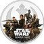 Niue Two Dollars (Rebellion) STAR WARS ROGUE ONE TM 1 OZ 999 FINE SILVER © & TM LUCASFILM LTD. coin reverse