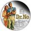 Tuvalu 1 Dollar Dr. No 2022  Proof 60 ORBIS NON SUFFICIT DR.NO TM coin reverse