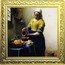 Niue 1 Dollar Johannes Vermeer. The Milkmaid 2019  Proof  coin reverse
