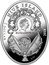 Niue 1 Dollar (Mosaic Egg) NIUE ISLAND ELIZABETH II 1 DOLLAR 2018 AG 999 coin obverse