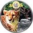 Niue 1 Dollar S.O.S. For The World - Cheetah 2019 mw SOS DLA SWIATA GEPARD coin reverse