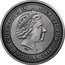 Niue 1 Dollar Sagittarius. Antiqued 2019  Antique Finish ELIZABETH II NIUE ISLAND IRB AG 999 1 DOLLAR 2019 coin obverse