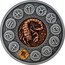 Niue 1 Dollar Scorpio. Antiqued 2019  Antique Finish  coin reverse