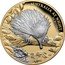 Niue 100 Dollars (Australia at night - Echidna) AUSTRALIA AT NIGHT CHIDNA coin reverse