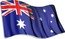 Niue 2 Dollars Australia Flag 2018  Prooflike  coin reverse