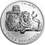 Niue 2 Dollars (Czech Lion Two-tailed) 1 OZ AG 999 ČESKÁ REPUBLIKA coin reverse
