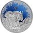 Niue 2 Dollars (Elizabeth II Mountain Goat) POLAR LIFE .999 FINE SILVER 1 OZ coin reverse