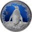 Niue 2 Dollars (Penguin) POLAR LIFE .999 FINE SILVER 1 OZ coin reverse