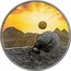 Niue 2 Dollars (Scarabaeus sacer) DESERT LIFE .999 FINE SILVER 1 OZ coin reverse