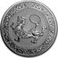 Niue 2 Dollars White Tiger 2019  (fr) Bu 1 OZ 999 FINE SILVER coin reverse