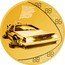Niue 25 Dollars (Back to the Future) BACK TO THE FUTURE 35 © UCS LLC AND AMBLIN 1/4 OZ 999 PURE GOLD coin reverse