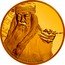 Niue 25 Dollars (Elizabeth II Albus Dumbledore) 1/4 OZ 9999 FINE GOLD HARRY POTTER © & TM WBEI. (S20) coin reverse