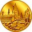 Niue 25 Dollars (Elizabeth II Hogwarts Castle) 1/4 OZ 9999 FINE GOLD HARRY POTTER © & TM WBEI. (S20) coin reverse