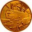 Niue 25 Dollars Elizabeth II Hogwarts Express 2020  Proof HOGWARTS EXPRESS 5972 1/4 OZ 9999 FINE GOLD HARRY POTTER © & TM WBEI. (S20) coin reverse