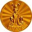 Niue 25 Dollars (Elizabeth II Pluto) 1/4 OZ 9999 FINE GOLD © DISNEY coin reverse