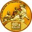 Niue 25 Dollars Elizabeth II The Empire Strikes Back 2020  Proof 1/4 OZ 9999 FINE GOLD © & TM LUCASFILM 40 THE EMPIRE STRIKES BACK coin reverse