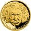 Niue 25 Dollars (Ludwig van Beethoven) LUDWIG VAN BEETHOVEN coin reverse
