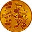 Niue 25 Dollars Minnie Mouse - Elizabeth II 2020  Proof DISNEY MINNIE MOUSE 1/4 OZ 9999 FINE GOLD © DISNEY coin reverse