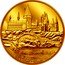 Niue 250 Dollars (Elizabeth II Hogwarts Castle) 1 OZ 9999 FINE GOLD HARRY POTTER © & TM WBEI. (S20) coin reverse