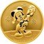 Niue 250 Dollars (Elizabeth II Mickey Christmas) 1 OZ 9999 FINE GOLD ©DISNEY coin reverse