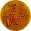 Niue 250 Dollars (Elizabeth II Pac-Man) 1 OZ.9999 FINE GOLD 40 PAC-MAN TM 40TH ANNIVERSARY PAC-MAN TM & ©BNEI coin reverse