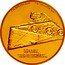 Niue 250 Dollars (Imperial Star Destroyer) 1 OZ 9999 FINE GOLD © & TM LUCASFILM LTD. IMPERIAL STAR DESTROYER TM coin reverse