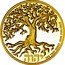 Niue 250 Dollars Tree of Life- Elizabeth II 2022 Proof. ALL YOUR RIGHTEOUS LAWS ARE ETERNAL on reverse יהוה ONE TROY OUNCE .9999 FINE GOLD coin reverse