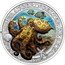 Austria 3 Euro Blue-Ringed Octopus 2022 BLAUGERINGELTER KRAKE 2022 coin reverse