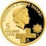 Niue 5 Dollars (Edward Kelley) ELIZABETH II NIUE ISLAND IRB 5 DOLLARS 2019 CM coin obverse