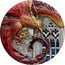 Tuvalu 5 Dollars (Rising Phoenix) TV coin reverse