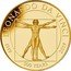 Niue 5 Dollars Vitruvian Man 2019  Proof LEONARDO DA VINCI 1519 500 YEARS 2019 coin reverse