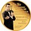 Tuvalu 50 Dollars (James Bond) DR.NO TM FROM RUSSIA WITH L☭VE TM GOLDFINGER TM THUNDERBALL TM YOU ONLY LIVE TWICE TM DIAMONDS ARE FOREVER FOREVER FOREVER FOREVER FOREVER FOREVER TM 007 TM coin reverse