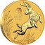 Australia 50 Dollars Year of the Rabbit 2023 P In Sets only 2023 IJ P RABBIT 兔 coin reverse