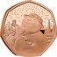 UK 50 Pence (Snowman & The Snowdog)  coin reverse