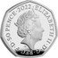 UK 50 Pence The Snowman & The Snowdog. Coloured 2022  Proof ELIZABETH II D G REG F D 50 PENCE 2022 J.C coin obverse