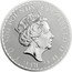 UK 500 Pounds (Britannia) ELIZABETH II D G REG F D 500 POUNDS J.C coin obverse