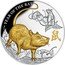 Niue 8 Dollars (Elizabeth II Year of the Rat) YEAR OF THE RAT 鼠 coin reverse