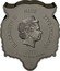 Niue Five Dollars Fierce Nature. Tiger 2022  Antiqued ELIZABETH II NIUE FIVE DOLLARS IRB 2022 2 OZ 999 FINE SILVER coin obverse